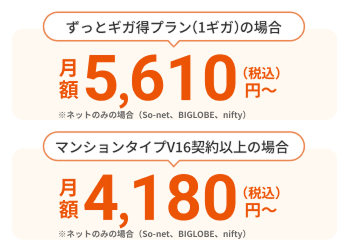 月額料金